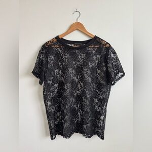 Black Lace Top